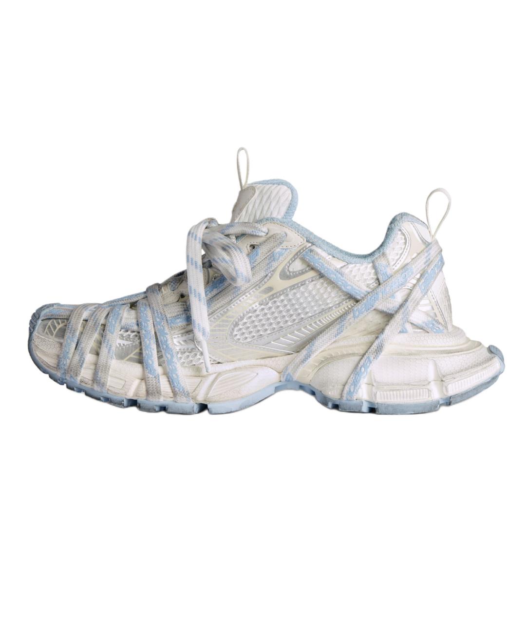 BALENCIAGA Голубые кроссовки, фото 2