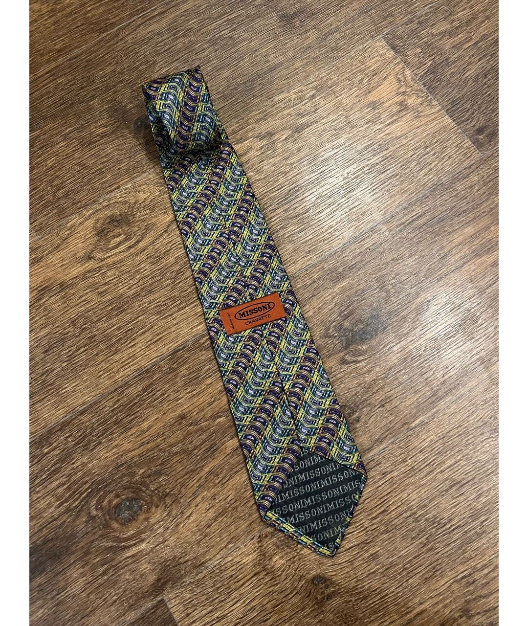 MISSONI Мульти шелковый галстук, фото 4