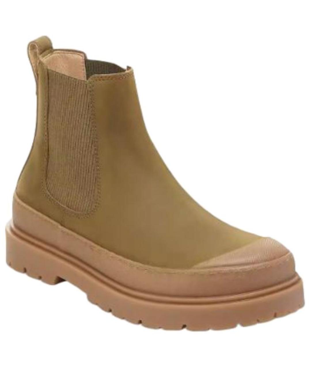 BIRKENSTOCK Зеленые замшевые ботинки, фото 2