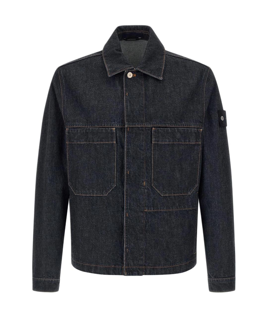 STONE ISLAND Синяя хлопковая куртка, фото 1