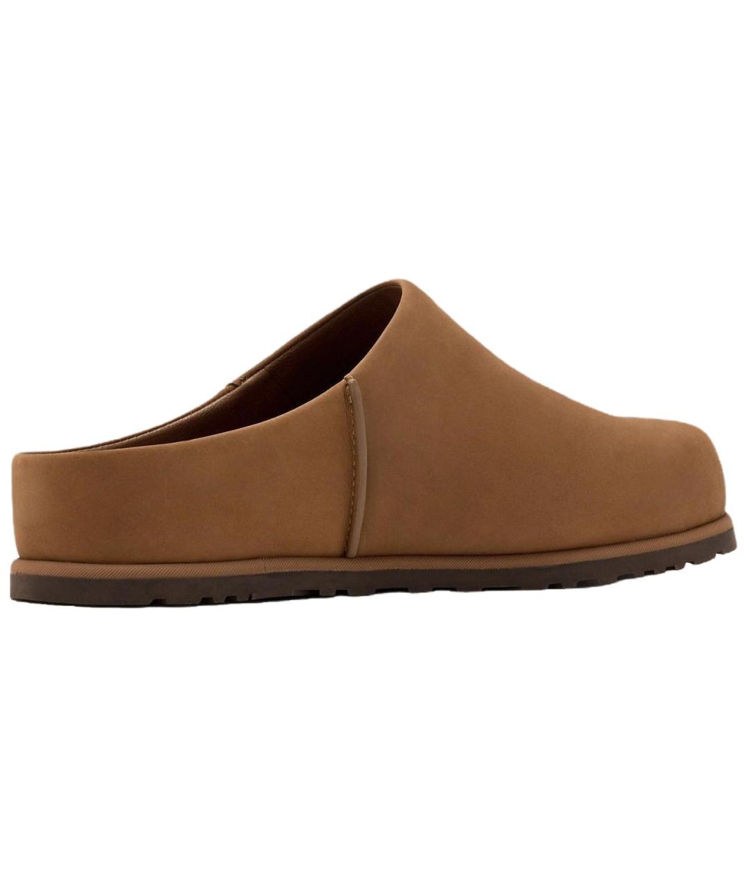 UGG AUSTRALIA Коричневые нубуковые слипоны, фото 2