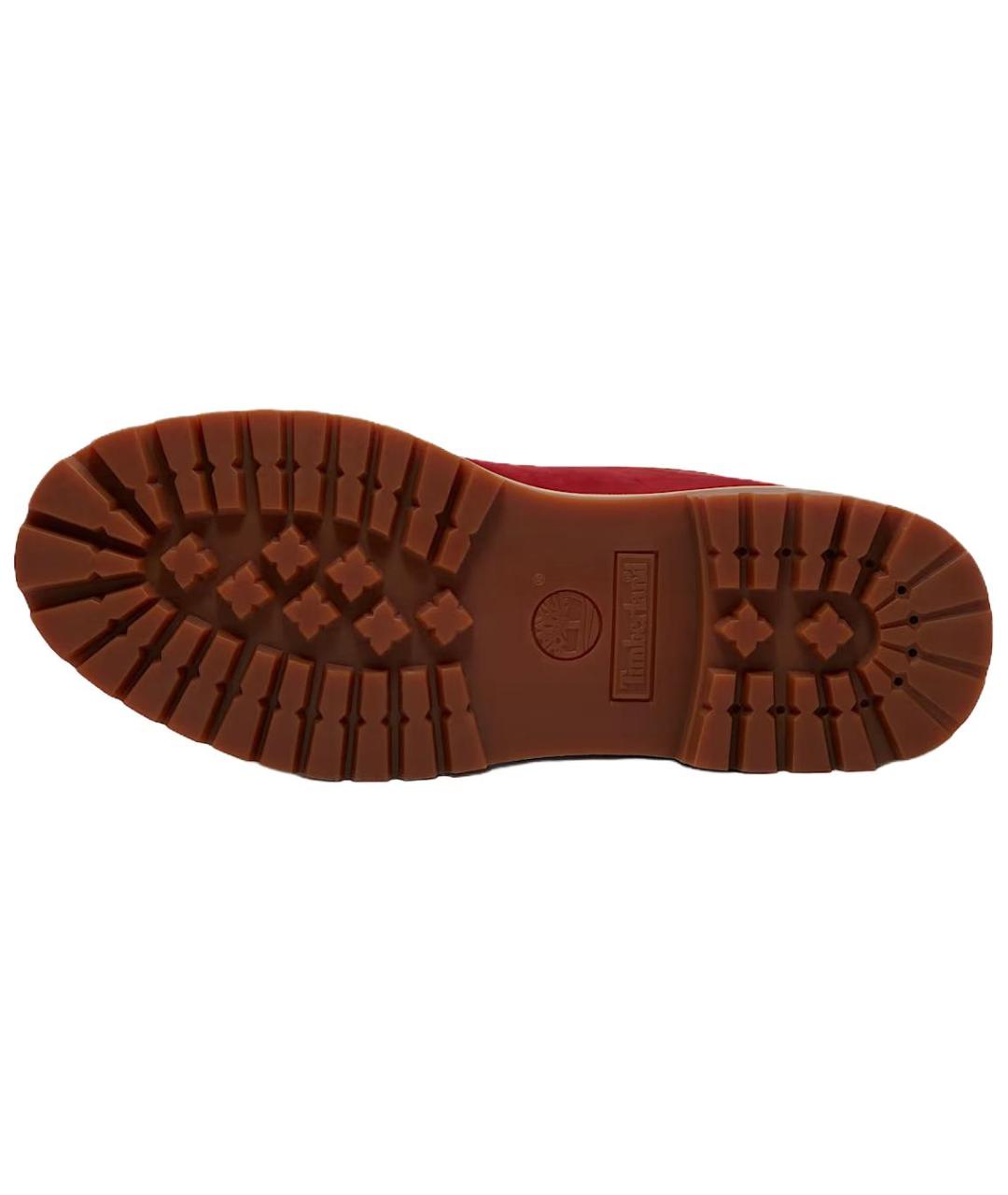 TIMBERLAND Красные кожаные низкие ботинки, фото 5