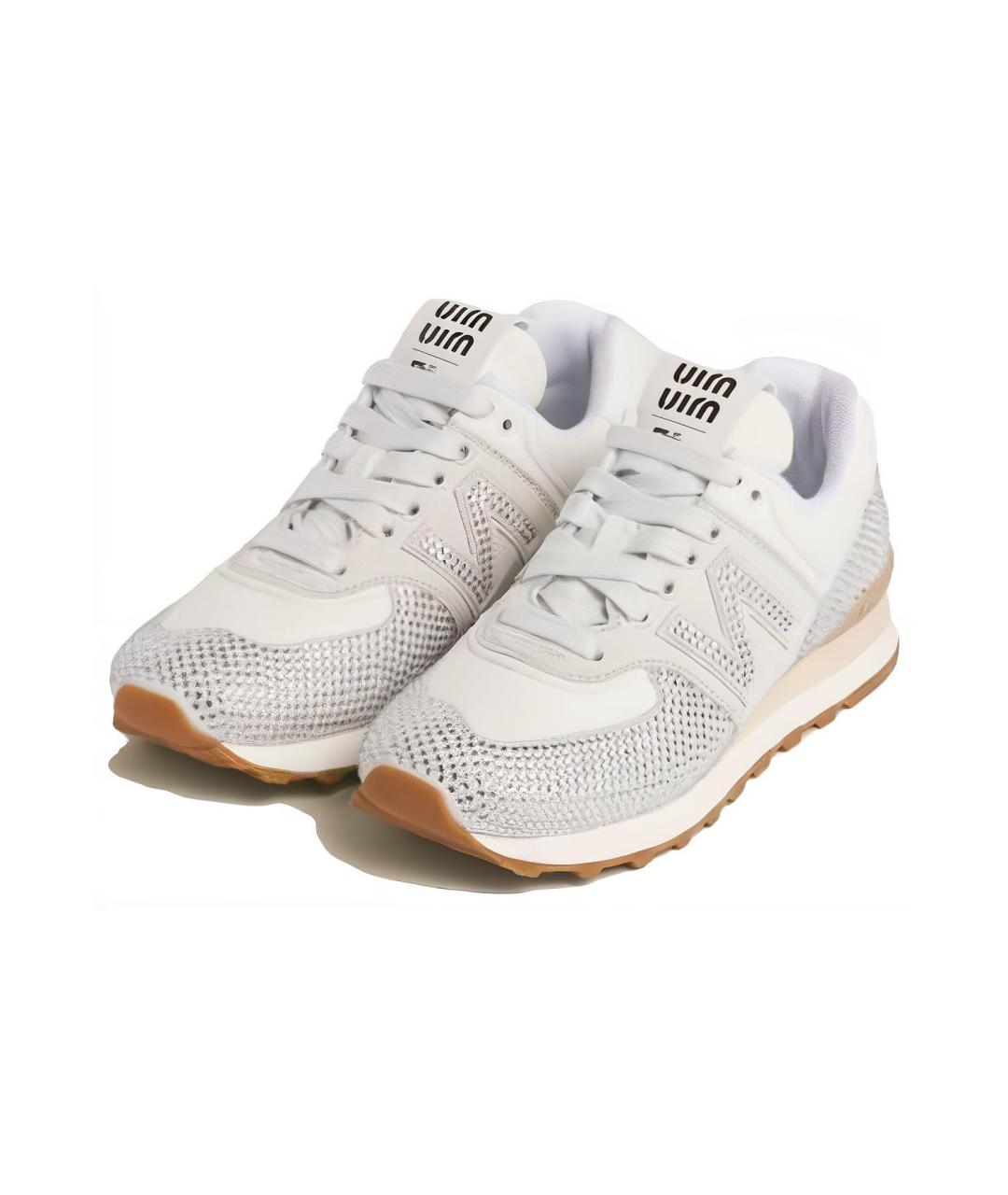 MIU MIU Белые кроссовки, фото 3