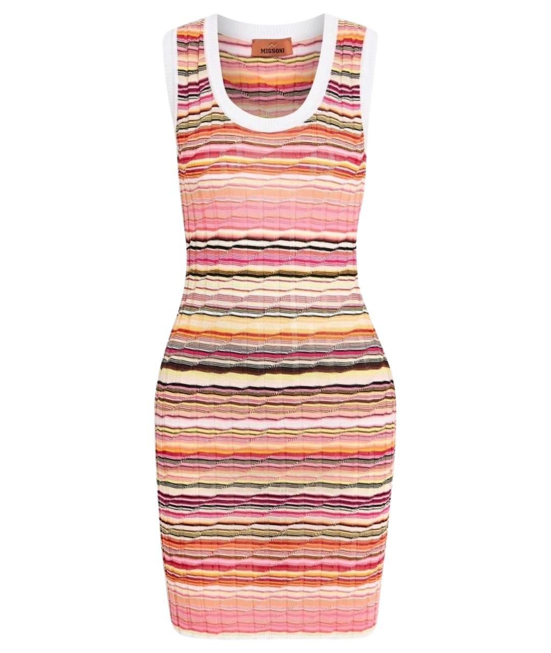 MISSONI Мульти хлопковое повседневное платье, фото 1