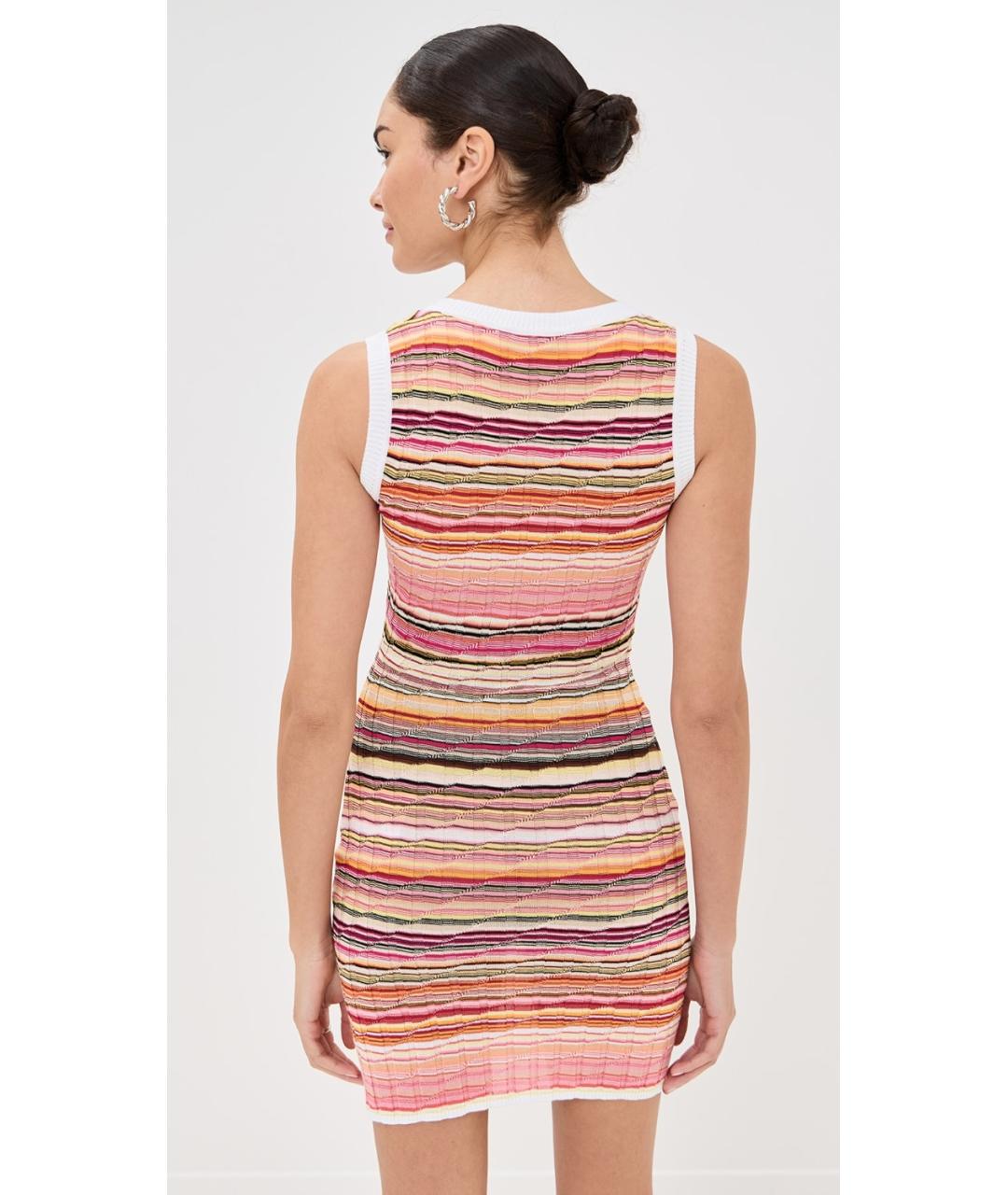 MISSONI Мульти хлопковое повседневное платье, фото 4