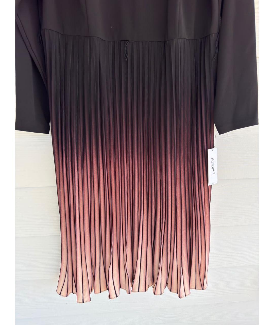 DKNY Черное полиэстеровое коктейльное платье, фото 3