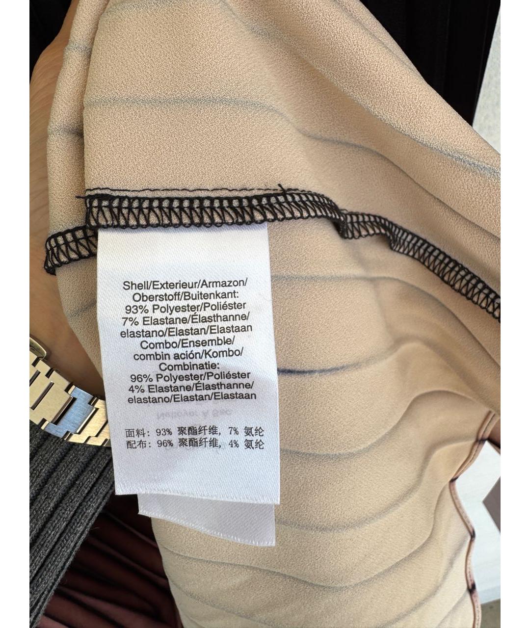 DKNY Черное полиэстеровое коктейльное платье, фото 6