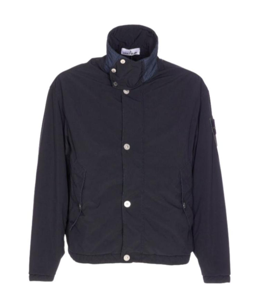 STONE ISLAND Темно-синяя куртка, фото 1