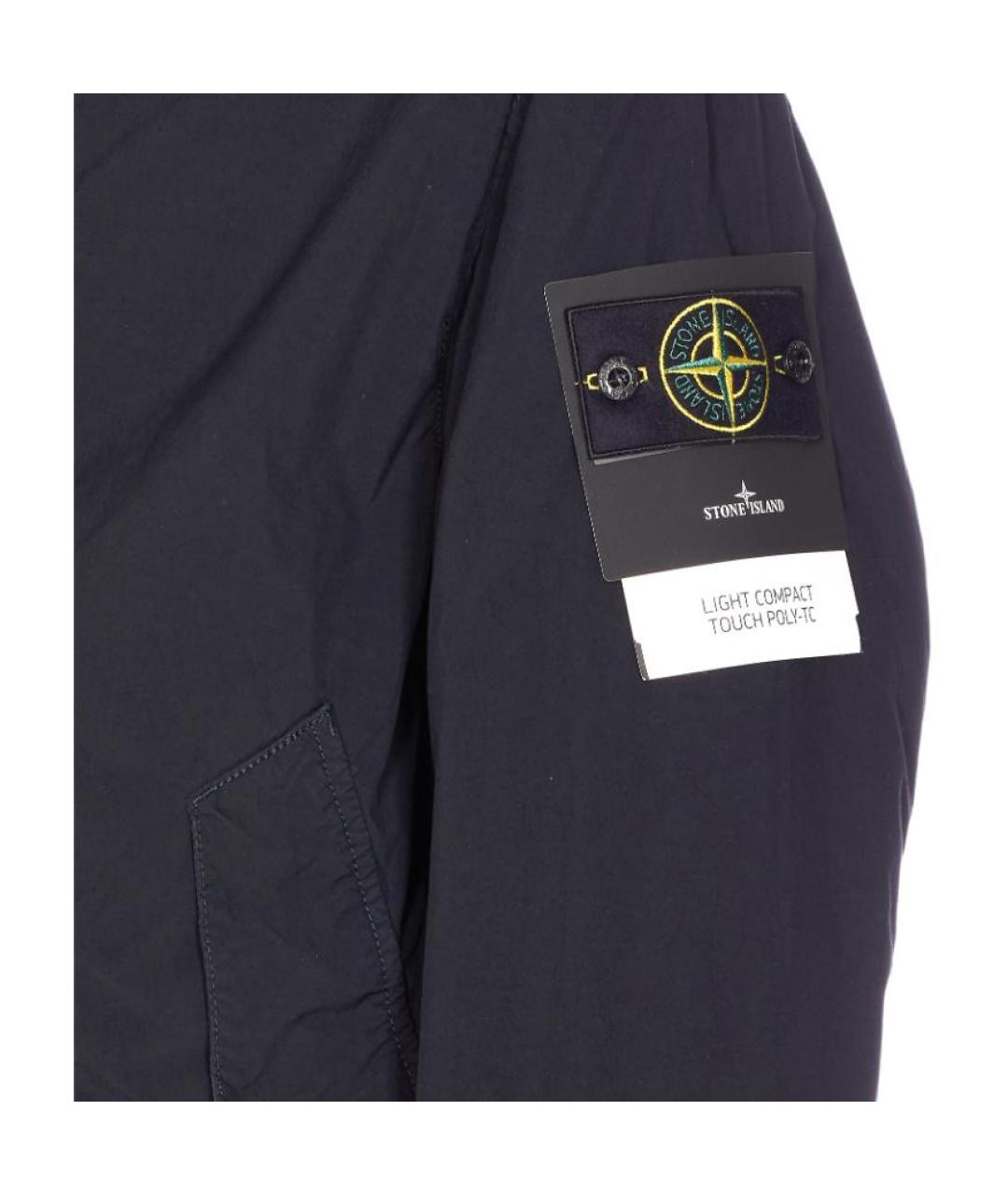 STONE ISLAND Темно-синяя куртка, фото 4