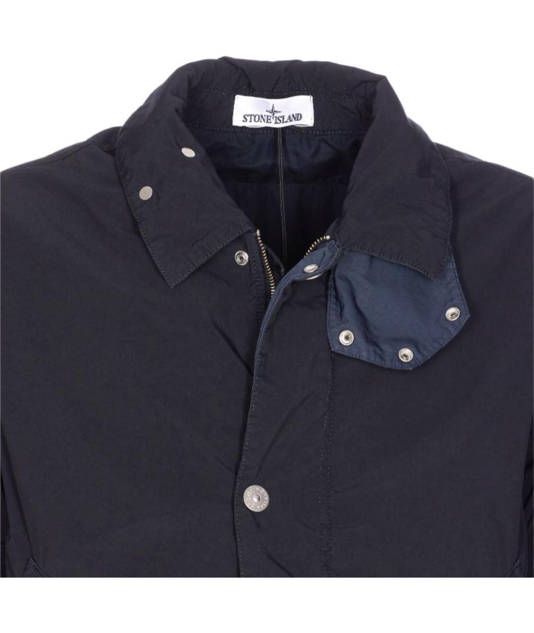 STONE ISLAND Темно-синяя куртка, фото 3
