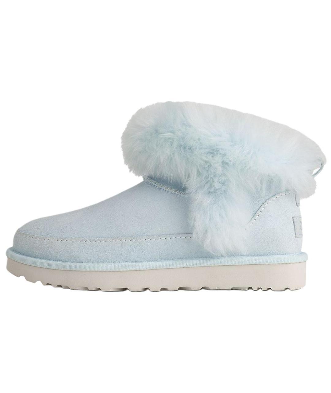 UGG AUSTRALIA Голубые нубуковые ботинки, фото 2