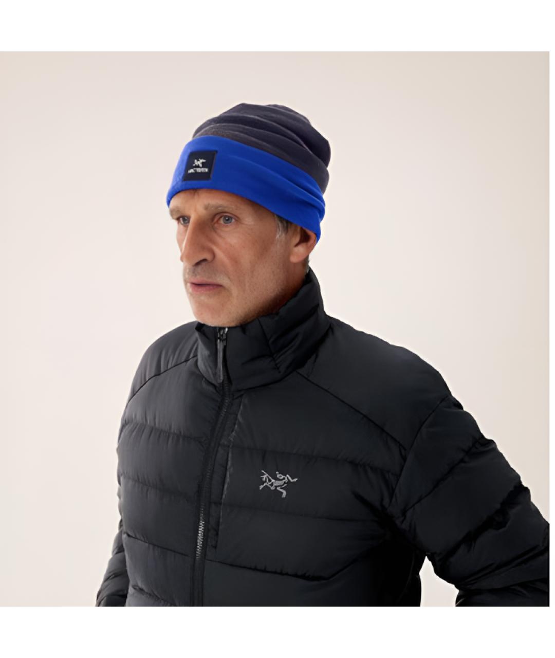 ARCTERYX Синяя шерстяная шапка, фото 3