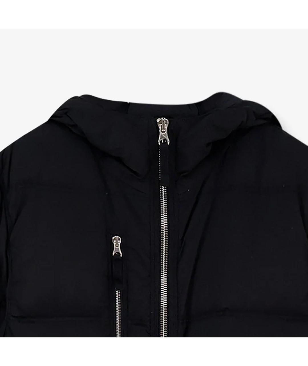 STONE ISLAND Черный пуховик, фото 3