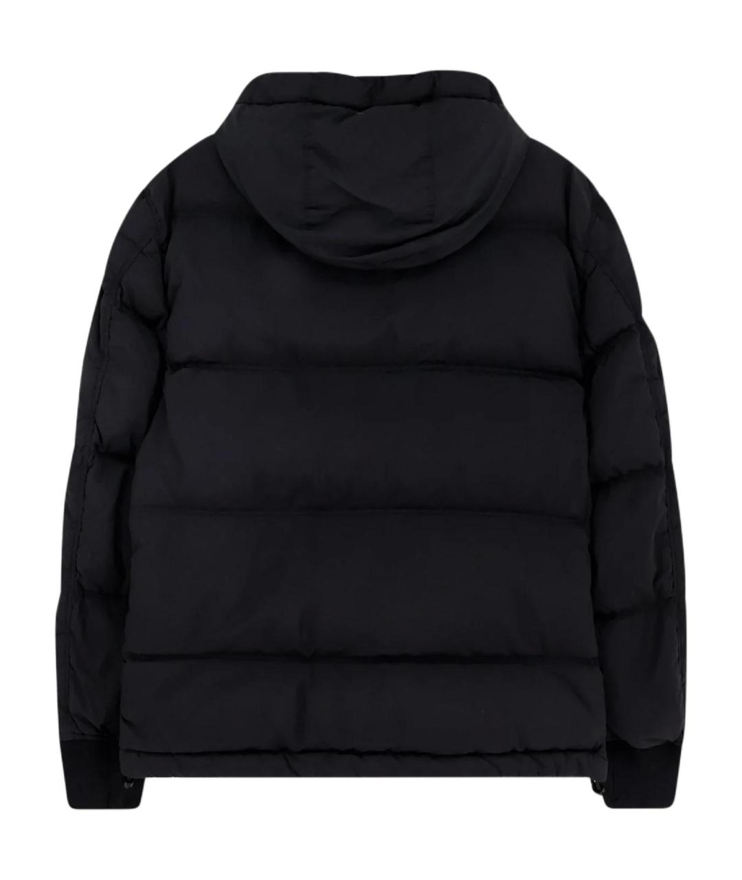 STONE ISLAND Черный пуховик, фото 2
