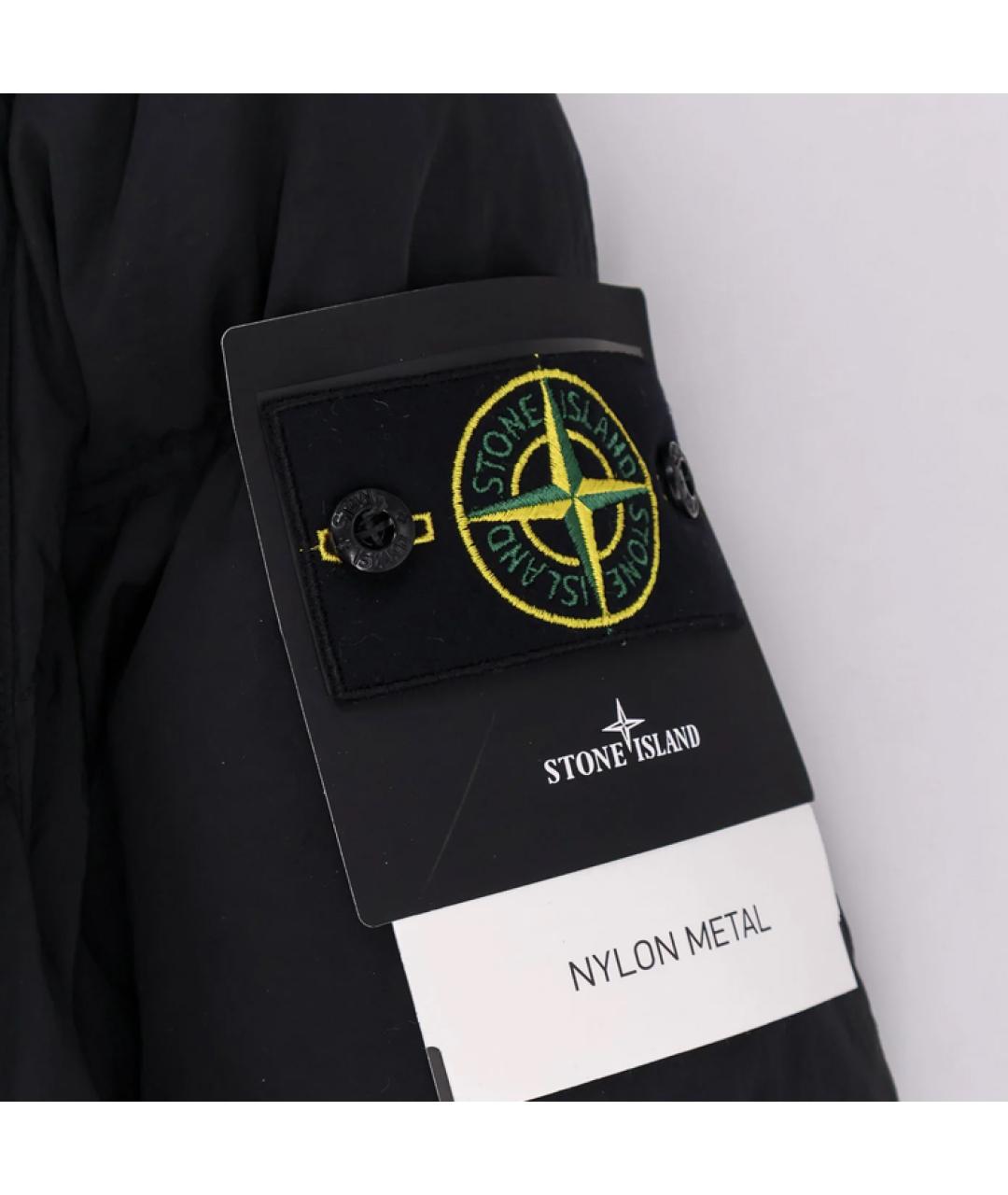 STONE ISLAND Черный пуховик, фото 5