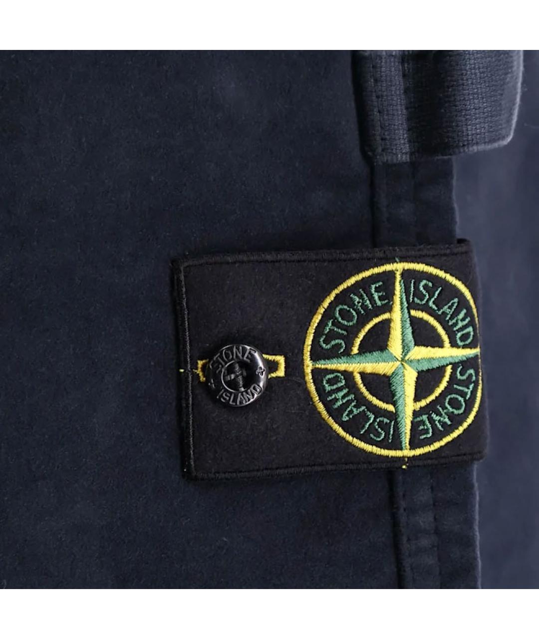 STONE ISLAND Синие повседневные брюки, фото 2