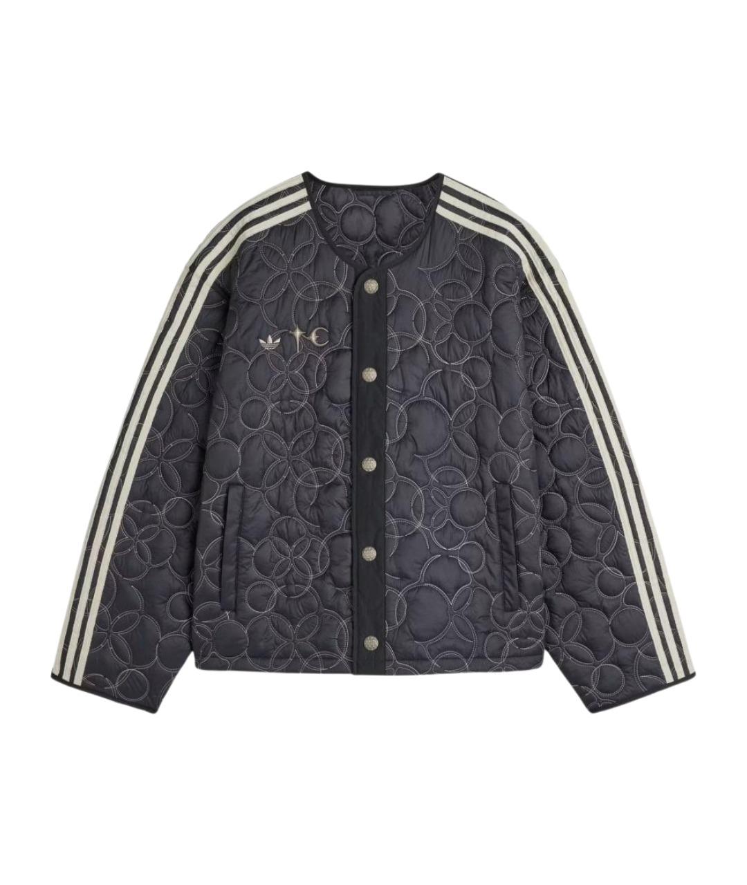 ADIDAS Черный пуховик, фото 1