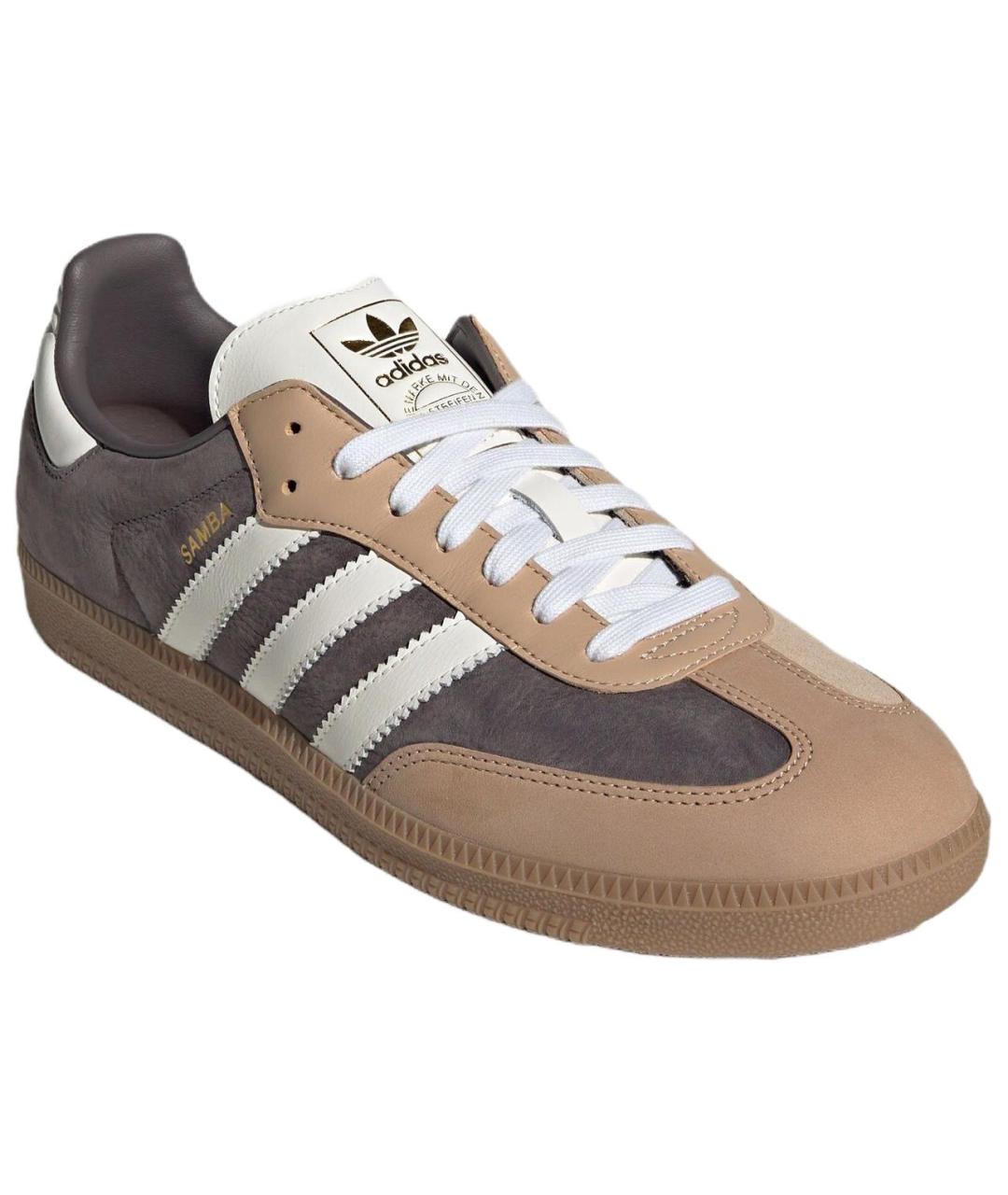 ADIDAS Коричневые кеды, фото 3