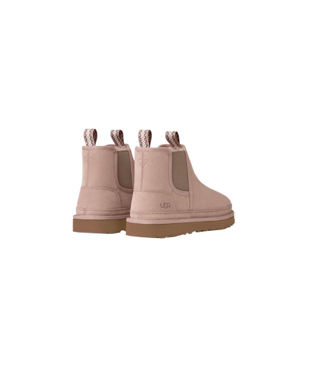 UGG AUSTRALIA Розовые низкие ботинки, фото 4