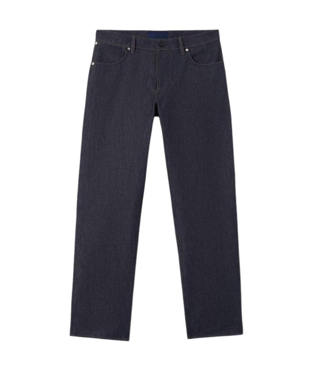 STONE ISLAND Темно-синие прямые джинсы, фото 1