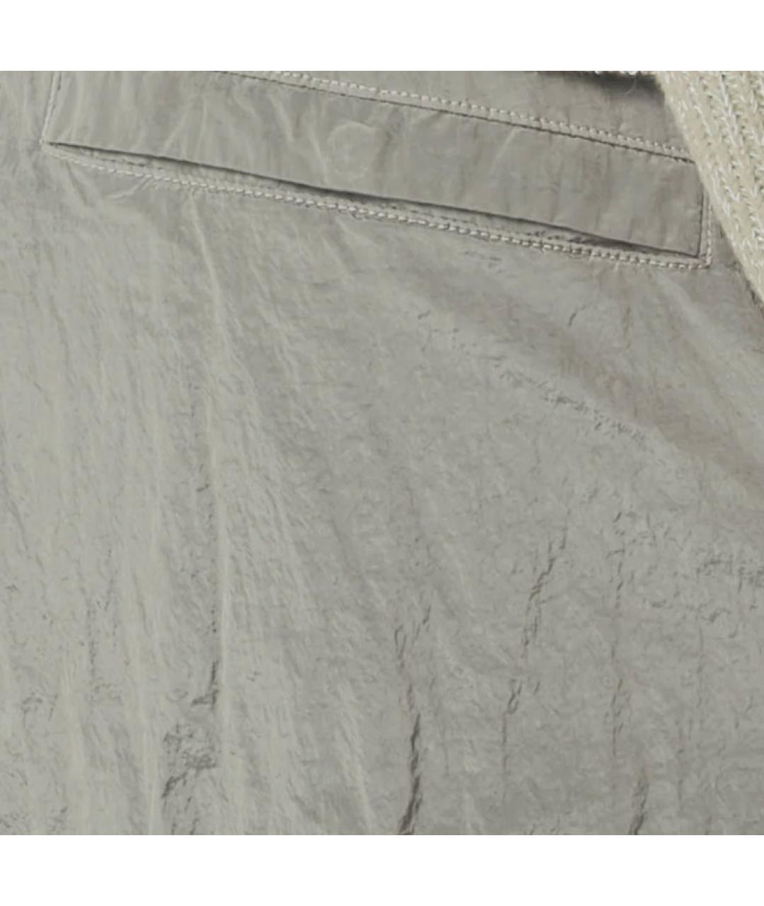 STONE ISLAND Серые повседневные брюки, фото 3