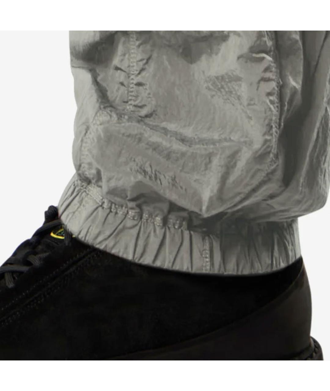 STONE ISLAND Серые повседневные брюки, фото 4