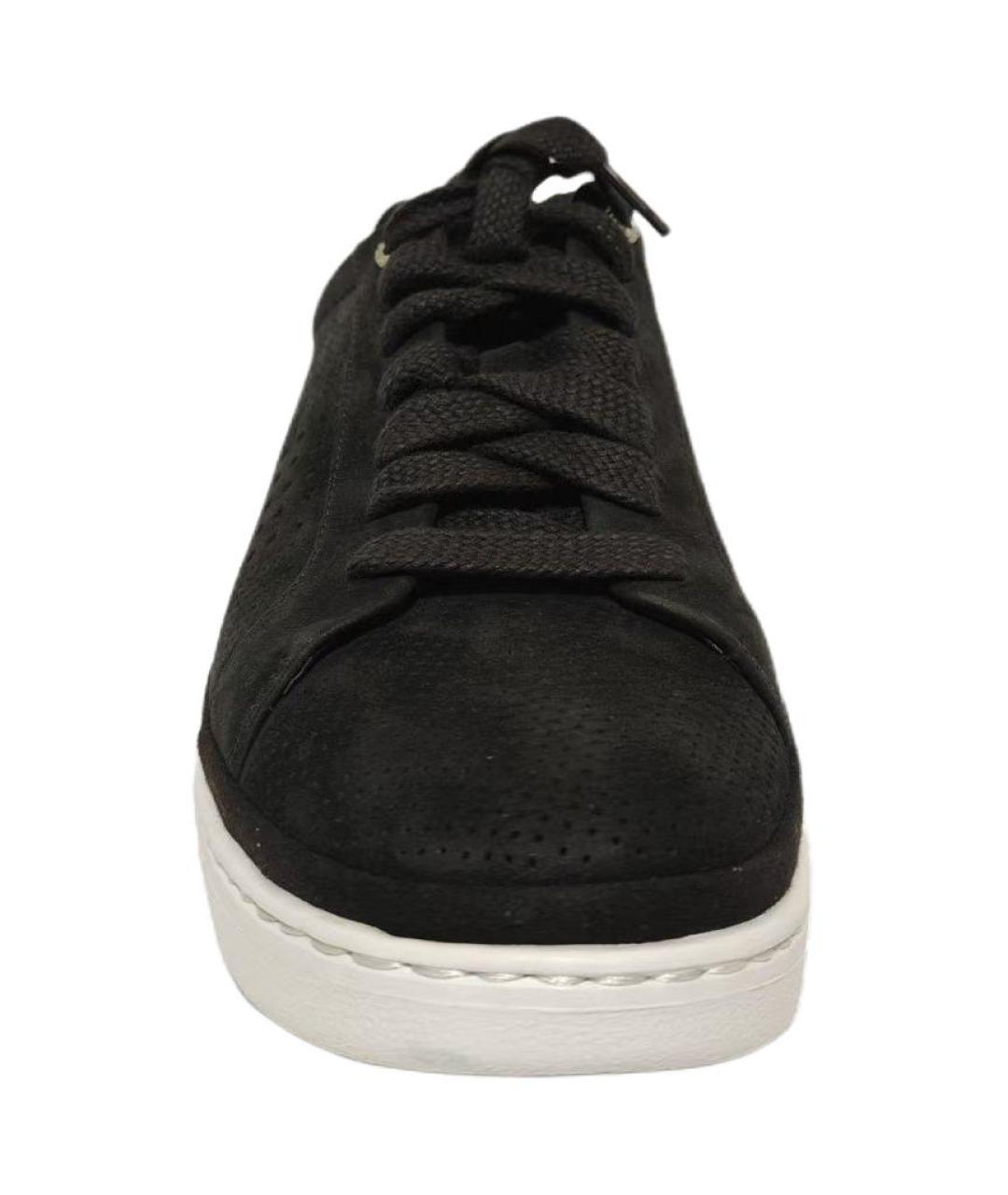 UGG AUSTRALIA Черные кожаные высокие кроссовки / кеды, фото 5