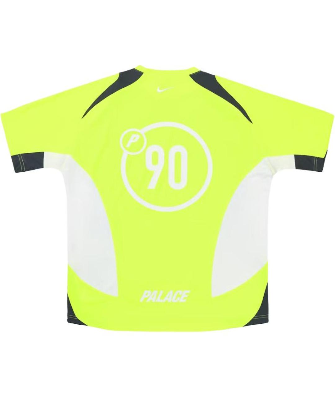 PALACE Салатовая синтетическая футболка, фото 2
