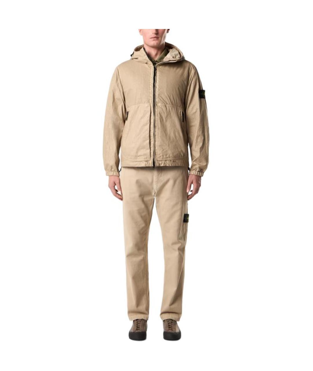STONE ISLAND Бежевая куртка, фото 3
