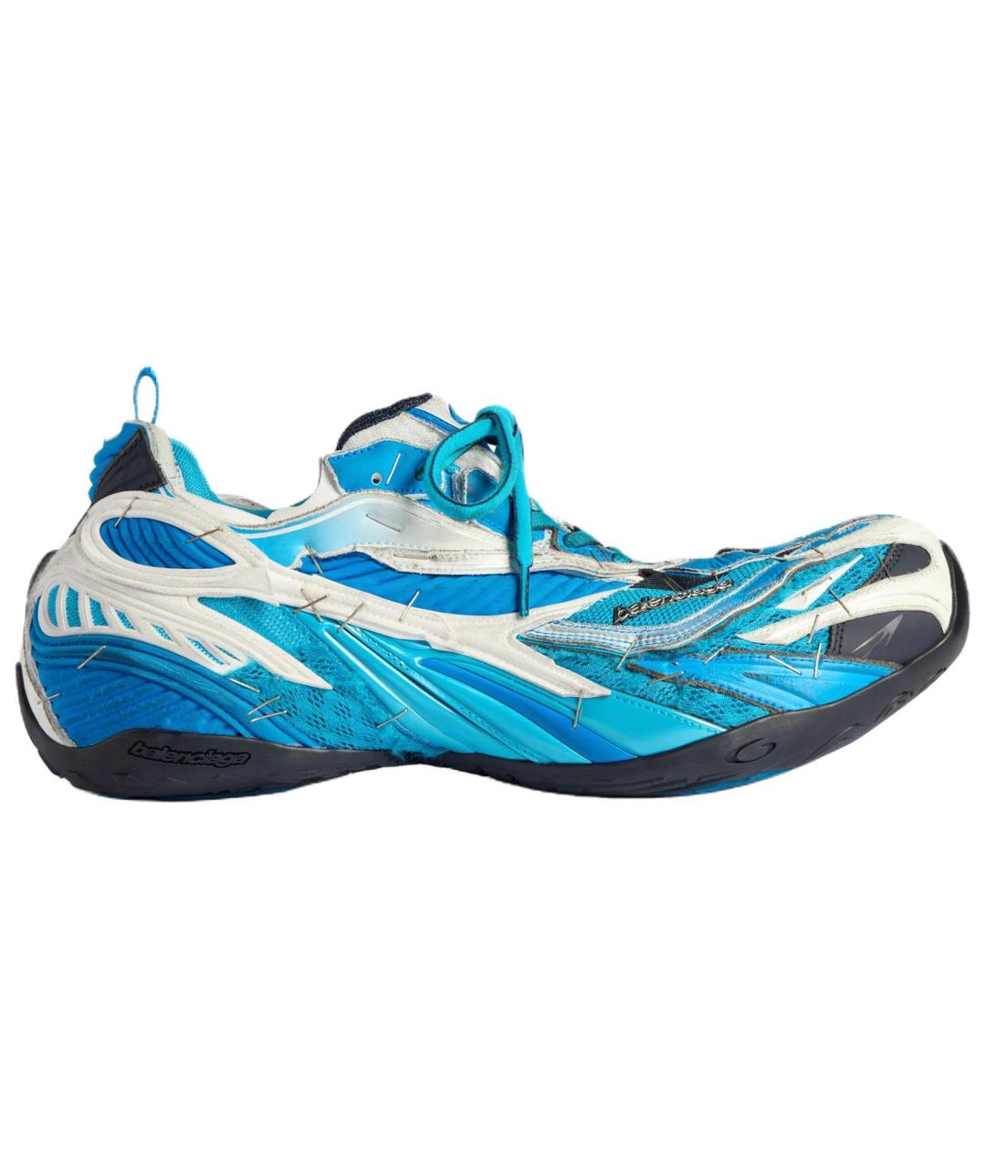 BALENCIAGA Синие низкие кроссовки / кеды, фото 1