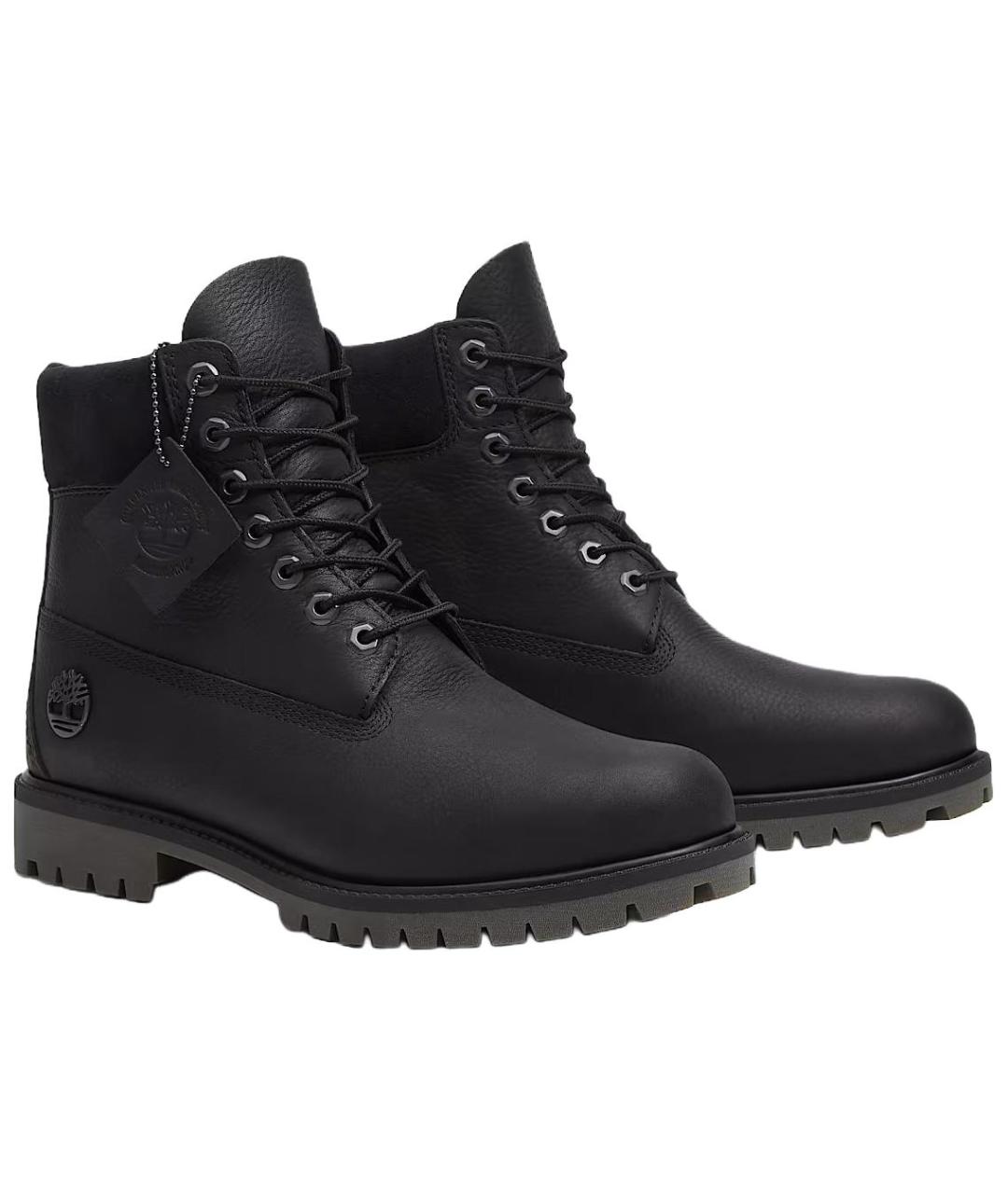 TIMBERLAND Черные кожаные полусапоги, фото 3