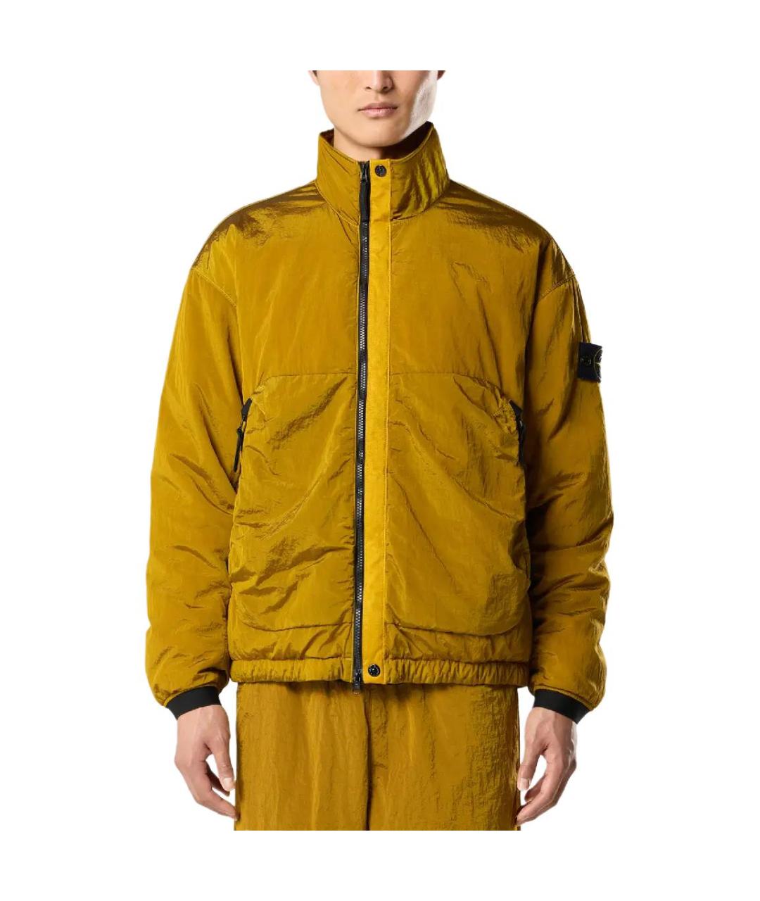 STONE ISLAND Желтая куртка, фото 4
