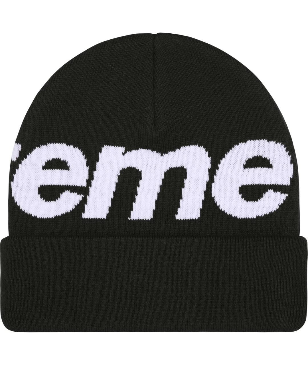 SUPREME Черная шапка, фото 2