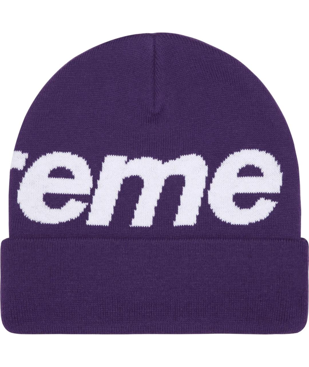 SUPREME Фиолетовая шапка, фото 2