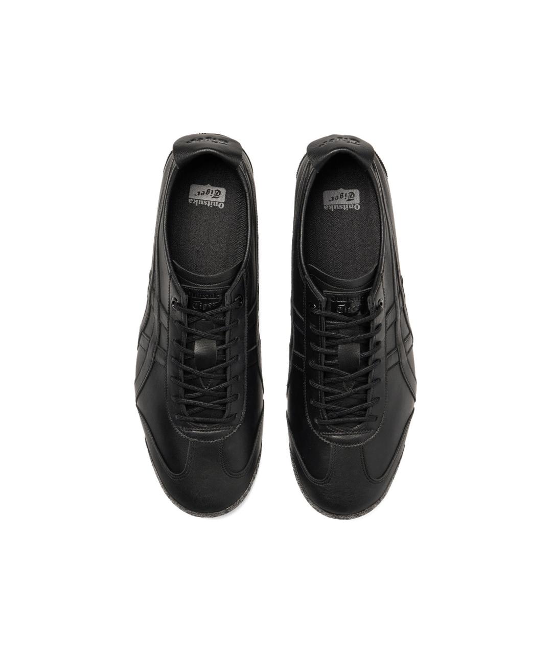 ONITSUKA TIGER Черные кожаные кеды, фото 5