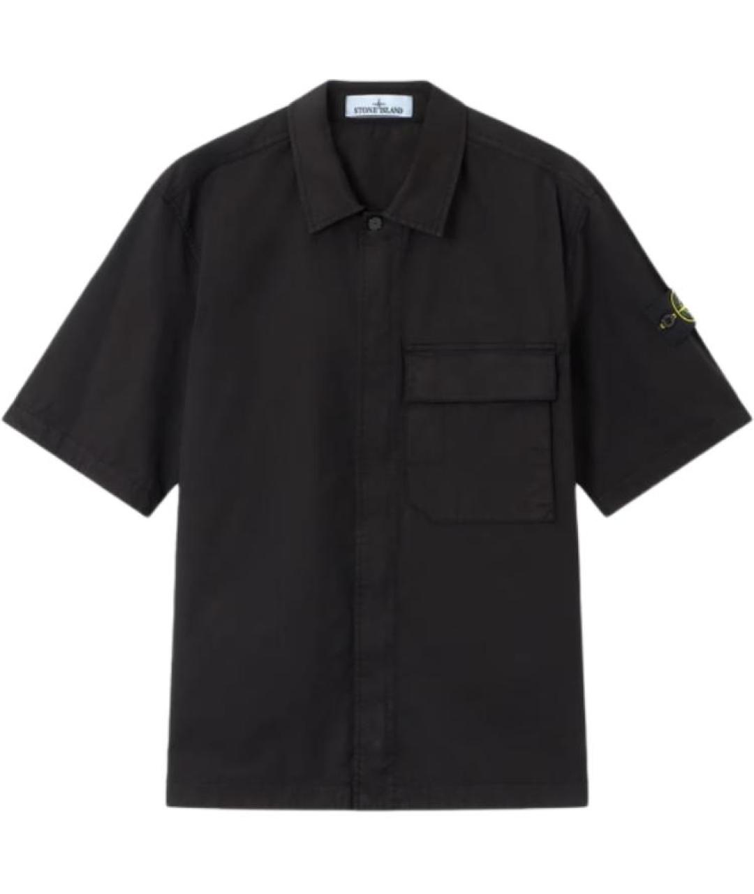 STONE ISLAND Черная классическая рубашка, фото 1