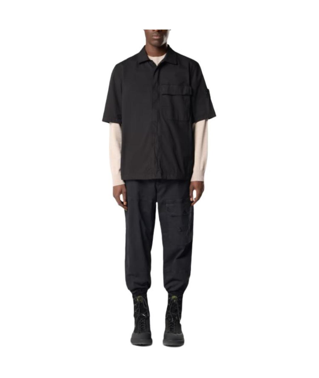 STONE ISLAND Черная классическая рубашка, фото 3