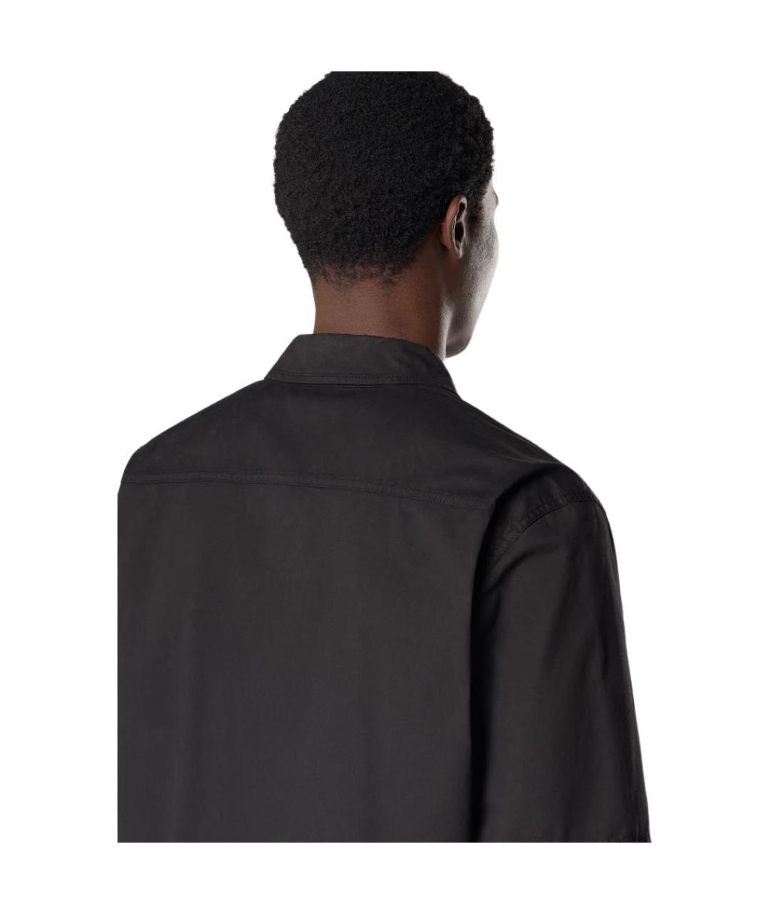 STONE ISLAND Черная классическая рубашка, фото 5