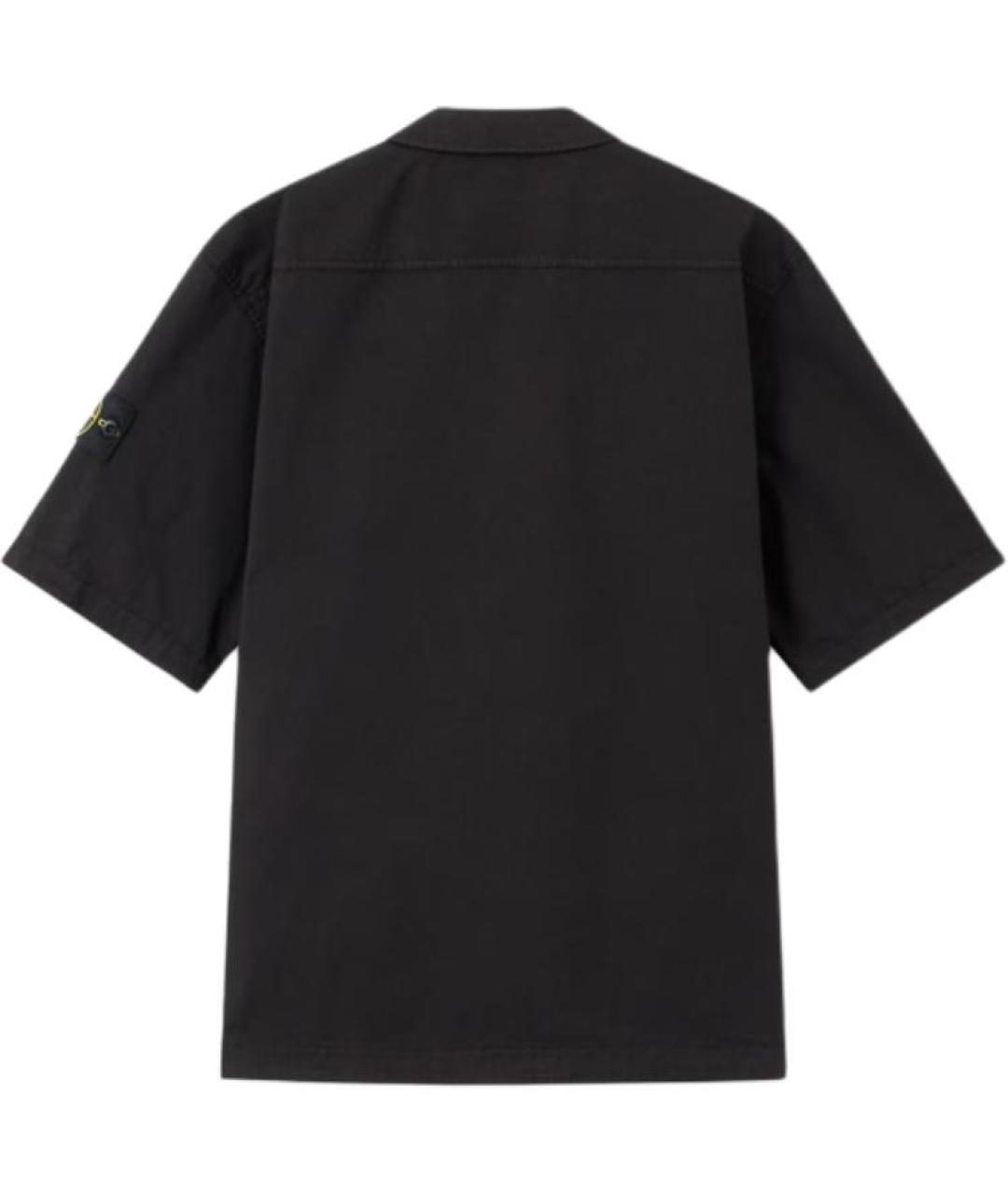 STONE ISLAND Черная классическая рубашка, фото 2