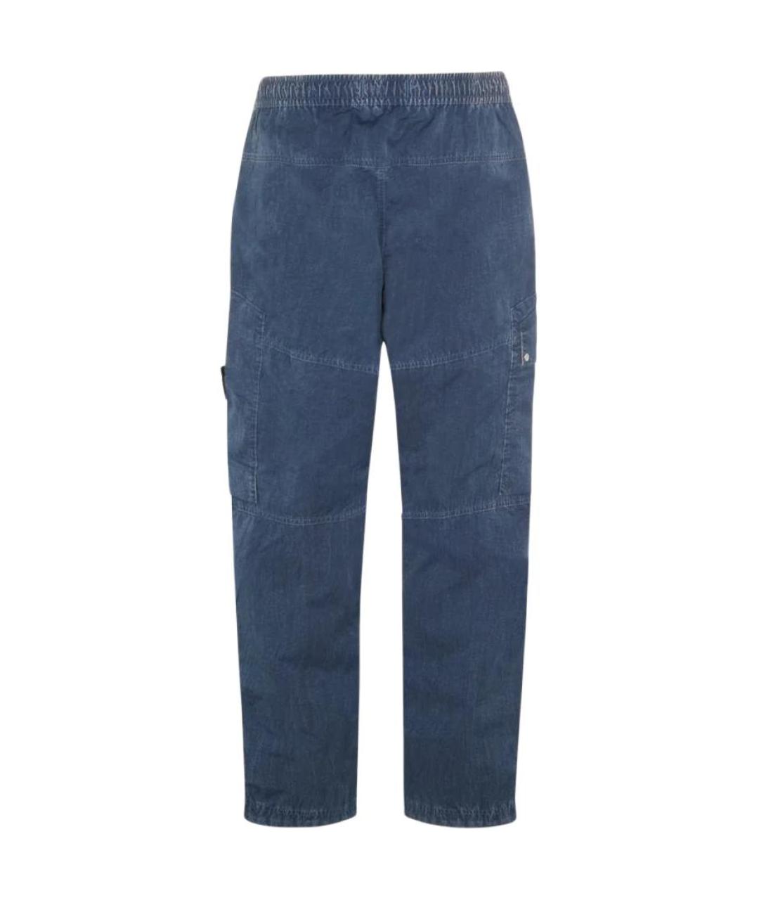 STONE ISLAND Синие прямые джинсы, фото 2