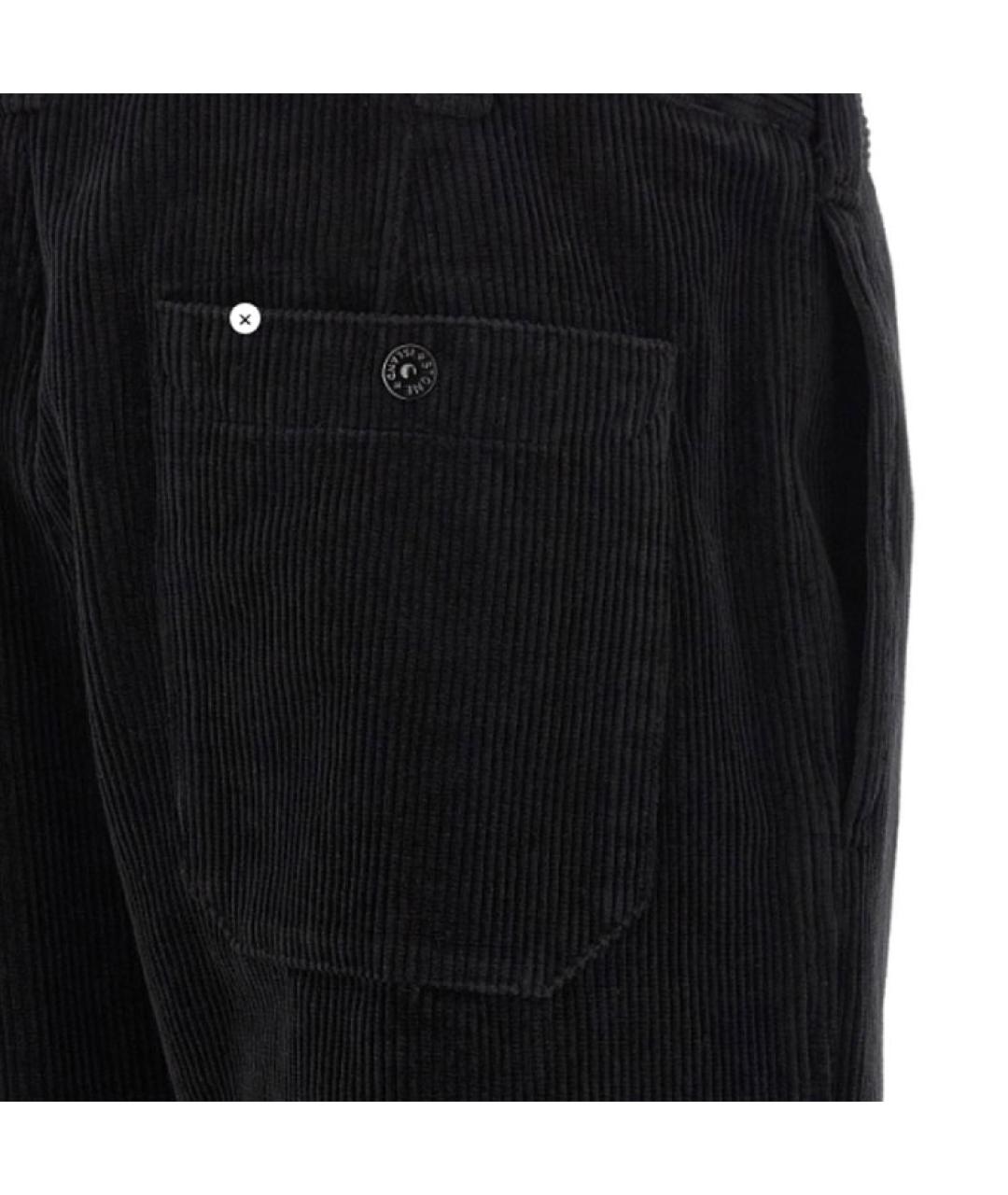 STONE ISLAND Черные повседневные брюки, фото 3