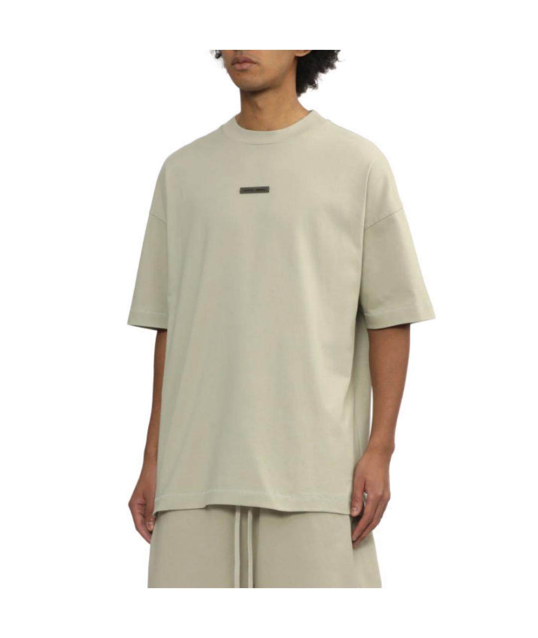 FEAR OF GOD ESSENTIALS Серая футболка, фото 3