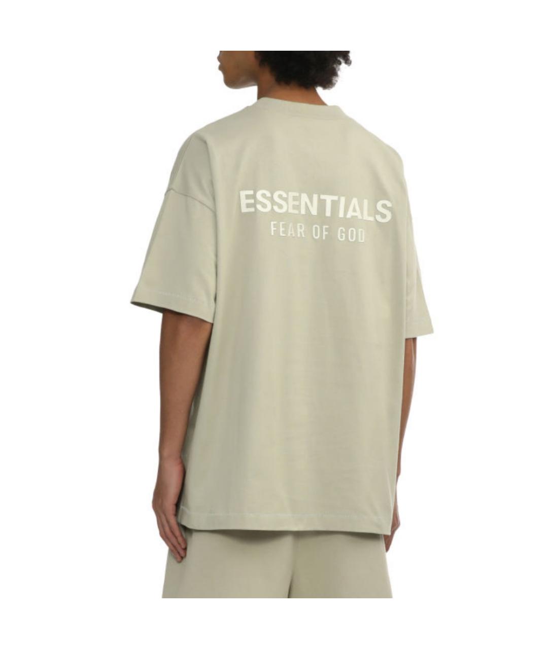 FEAR OF GOD ESSENTIALS Серая футболка, фото 4