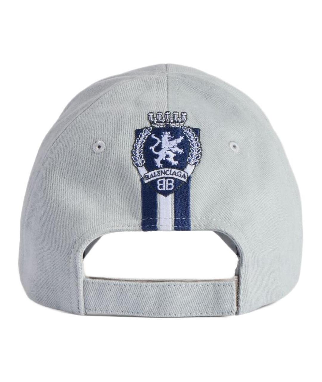 BALENCIAGA Голубая кепка/бейсболка, фото 5