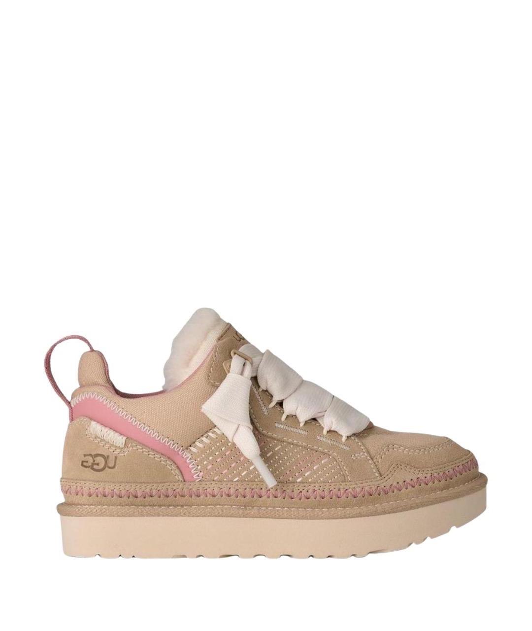 UGG AUSTRALIA Коричневые замшевые кроссовки, фото 1