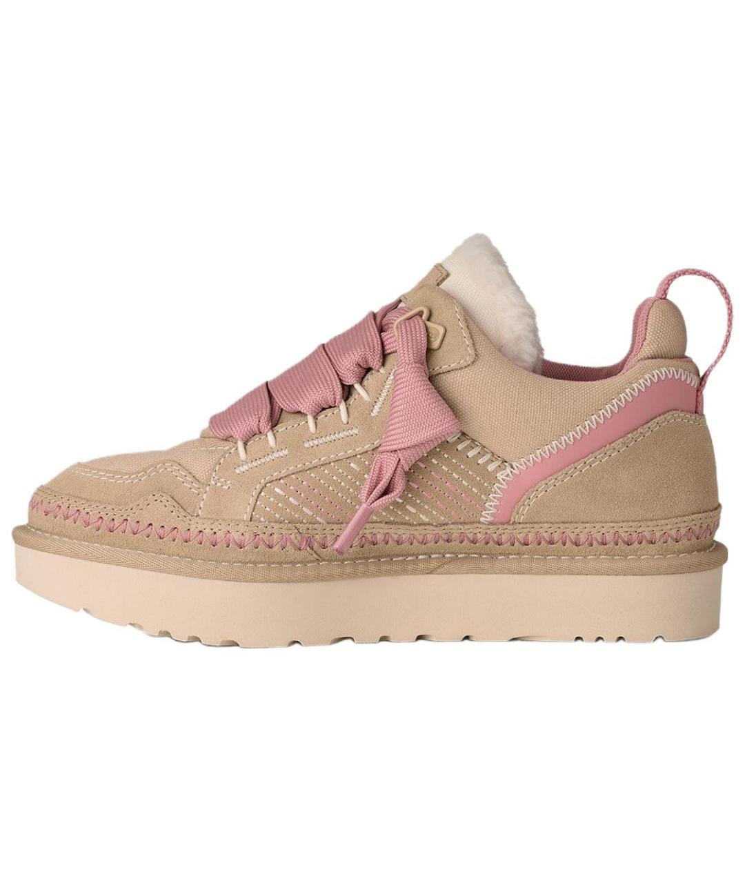 UGG AUSTRALIA Коричневые замшевые кроссовки, фото 2