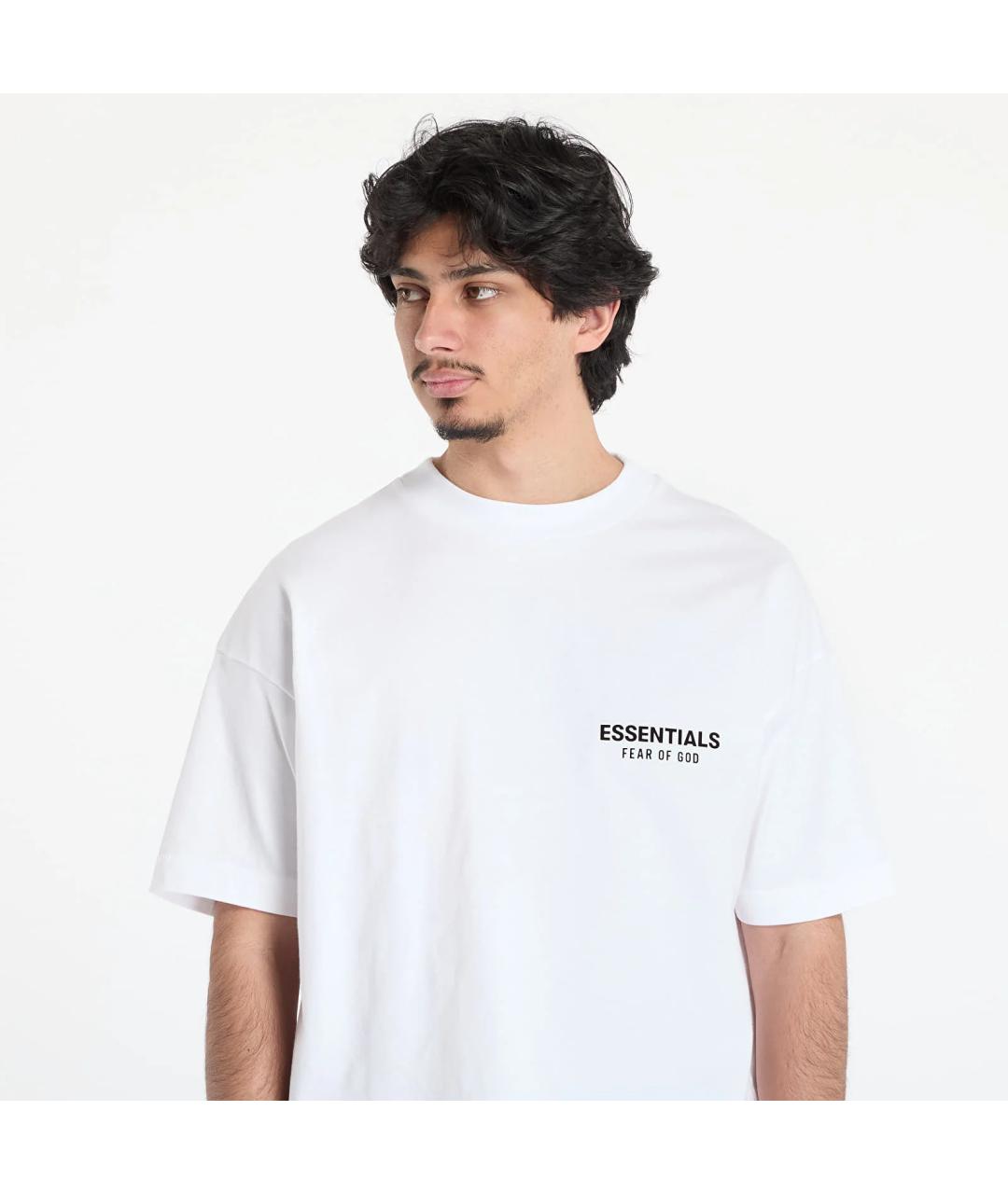 FEAR OF GOD ESSENTIALS Белая футболка, фото 3