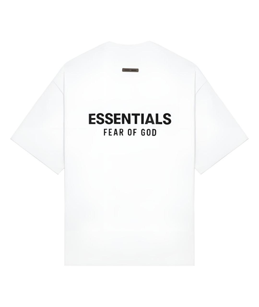 FEAR OF GOD ESSENTIALS Белая футболка, фото 2
