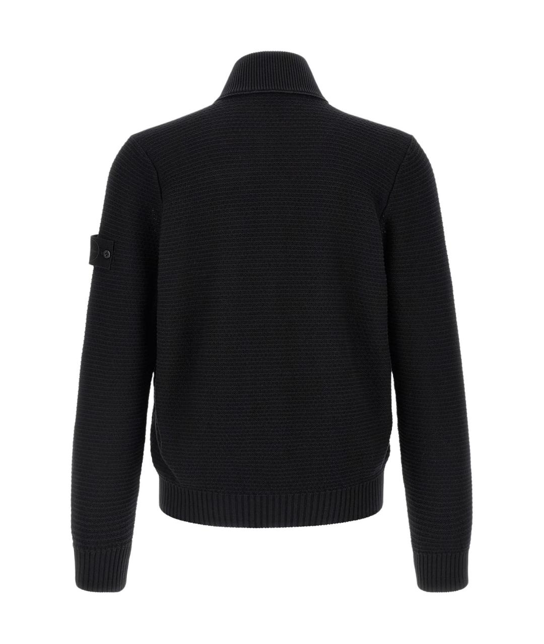STONE ISLAND Черный джемпер / свитер, фото 2