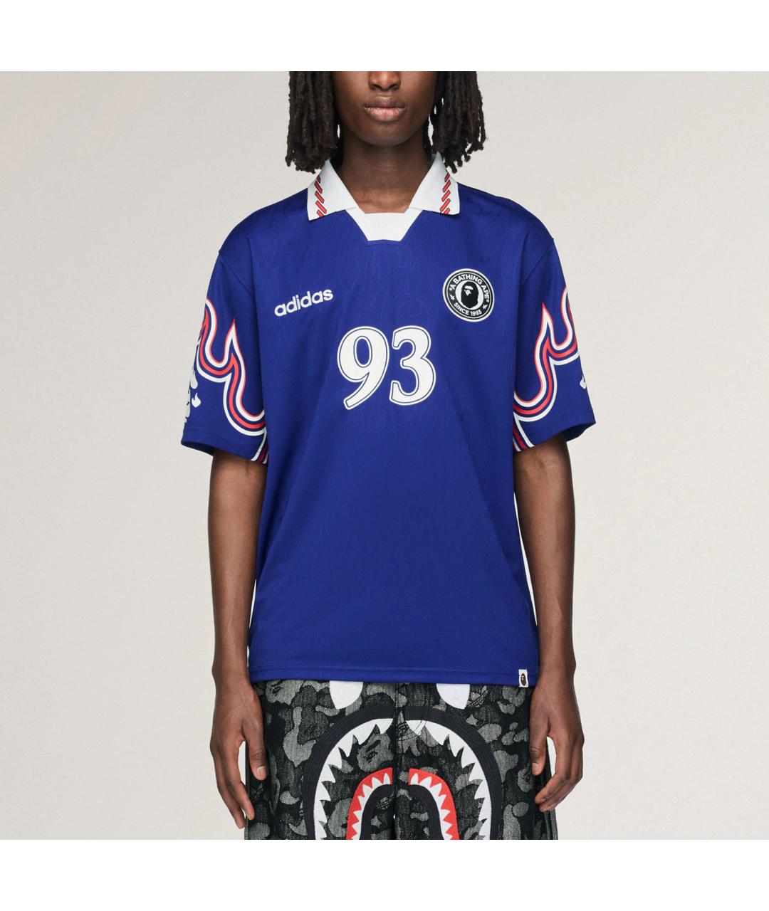 ADIDAS Синяя синтетическая рубашка, фото 2